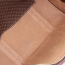 CELINE Macadam Canvas Tote Bag PVC Brown Gold Auth bs28731-11