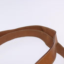 CELINE Macadam Canvas Tote Bag PVC Brown Gold Auth bs28731-14