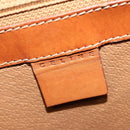 CELINE Macadam Canvas Business Bag PVC Brown Gold Auth bs28732-15