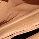 CELINE Macadam Canvas Business Bag PVC Brown Gold Auth bs28732-19