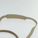 CELINE Trapeze Hand Bag Leather Suede 2way Beige Black gold Auth bs28736-14