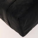 HERMES Acape Luco PM Hand Bag Nylon Black Silver Auth bs28738-9