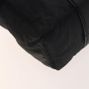 HERMES Acape Luco PM Hand Bag Nylon Black Silver Auth bs28738-16