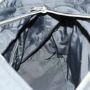 HERMES Acape Luco PM Hand Bag Nylon Black Silver Auth bs28738-18