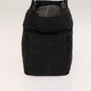 HERMES Acape Luco PM Hand Bag Nylon Black Silver Auth bs28738-4