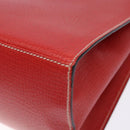 LOEWE Tote Bag Leather Red Gold Auth bs28739-16