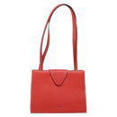 LOEWE Tote Bag Leather Red Gold Auth bs28739-13