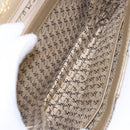 SAINT LAURENT Shoulder Bag PVC Leather Beige Gray Auth bs28744-22