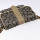 SAINT LAURENT Shoulder Bag PVC Leather Beige Gray Auth bs28744-6