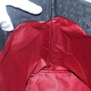 BVLGARI Logo Mania Tote Bag Canvas Black Silver Auth bs28748-19