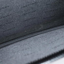 BVLGARI Business Bag Leather Black Silver Auth bs28749-21