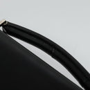 BVLGARI Business Bag Leather Black Silver Auth bs28749-8