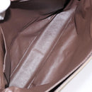 Burberrys Nova Check Shoulder Bag Leather Canvas Beige Gold Auth bs28750-11