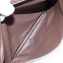 Burberrys Nova Check Shoulder Bag Leather Canvas Beige Gold Auth bs28750-12