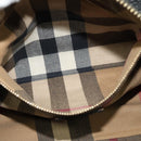 BURBERRY Shoulder Bag Leather Black Gold Auth bs28753-21