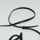 VALENTINO Studs Hand Bag Leather 2way Black Silver Auth bs28756-9