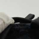 VALENTINO Backpack Nylon Leather Navy Silver Auth bs28757-8