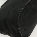 MCM Vicetos Logogram Hand Bag Nylon Black Gold Auth bs28762-9