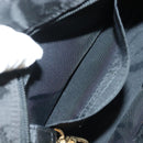 MCM Vicetos Logogram Hand Bag Nylon Black Gold Auth bs28762-20