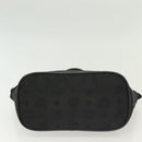 MCM Vicetos Logogram Hand Bag Nylon Black Gold Auth bs28762-5