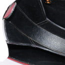 BALLY Shoulder Bag Leather Red Gold Auth bs28765-19