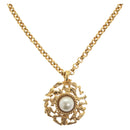 Salvatore Ferragamo Necklace metal Gold Auth bs28768-1