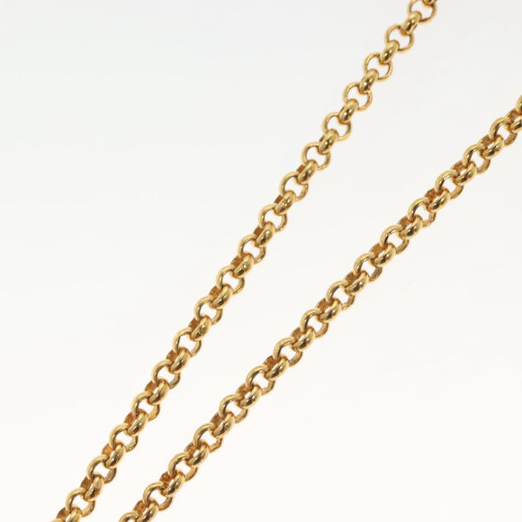 Salvatore Ferragamo Necklace metal Gold Auth bs28768