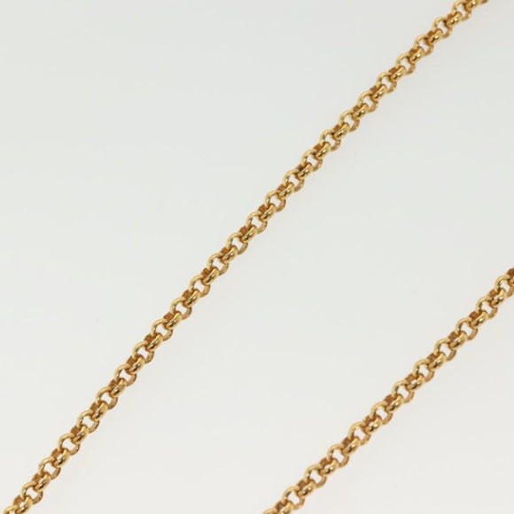 Salvatore Ferragamo Necklace metal Gold Auth bs28768