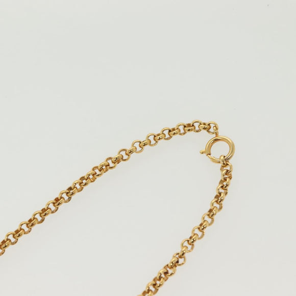 Salvatore Ferragamo Necklace metal Gold Auth bs28768