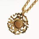 Salvatore Ferragamo Necklace metal Gold Auth bs28768-9