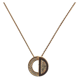 Christian Dior Necklace metal Gold Auth bs28769