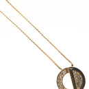 Christian Dior Necklace metal Gold Auth bs28769-4