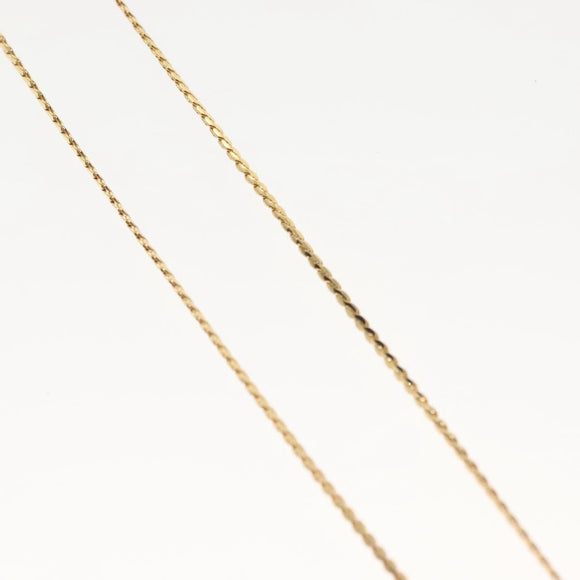 Christian Dior Necklace metal Gold Auth bs28769