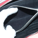 FENDI Long Wallet Leather Red Auth bs28774-18