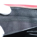 FENDI Long Wallet Leather Red Auth bs28774-19