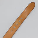 HERMES Belt Leather 36.6"" Brown Auth bs28776-11