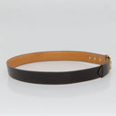 HERMES Belt Leather 36.6"" Brown Auth bs28776-4