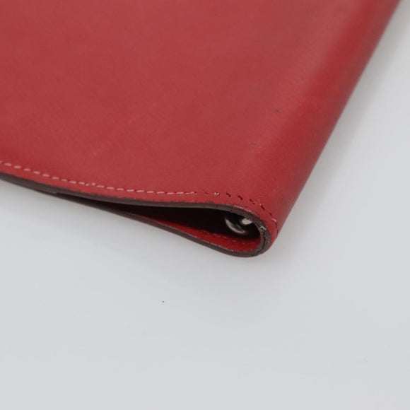 HERMES Agenda Day Planner Cover Leather Red Auth bs28777