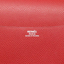 HERMES Agenda Day Planner Cover Leather Red Auth bs28777-12