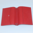 HERMES Agenda Day Planner Cover Leather Red Auth bs28777-13