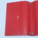 HERMES Agenda Day Planner Cover Leather Red Auth bs28777-14