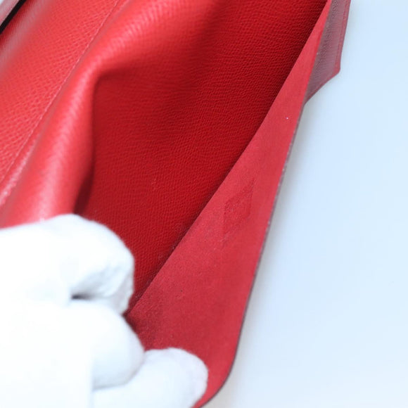 HERMES Agenda Day Planner Cover Leather Red Auth bs28777