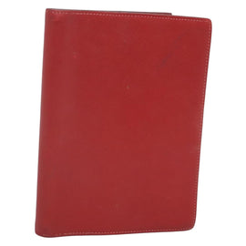 HERMES Agenda Day Planner Cover Leather Red Auth bs28777