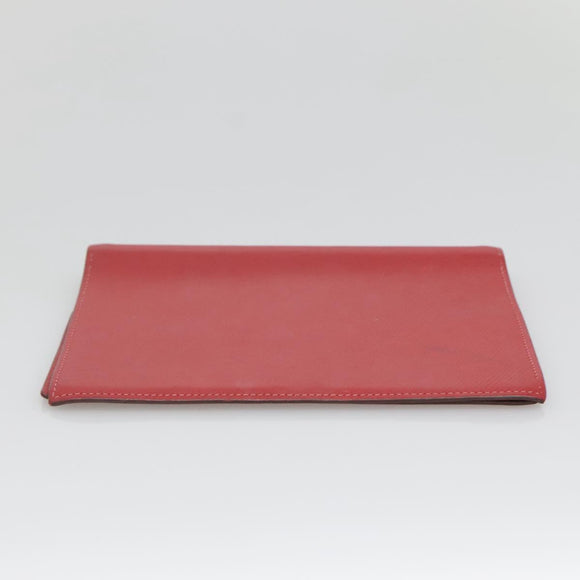 HERMES Agenda Day Planner Cover Leather Red Auth bs28777