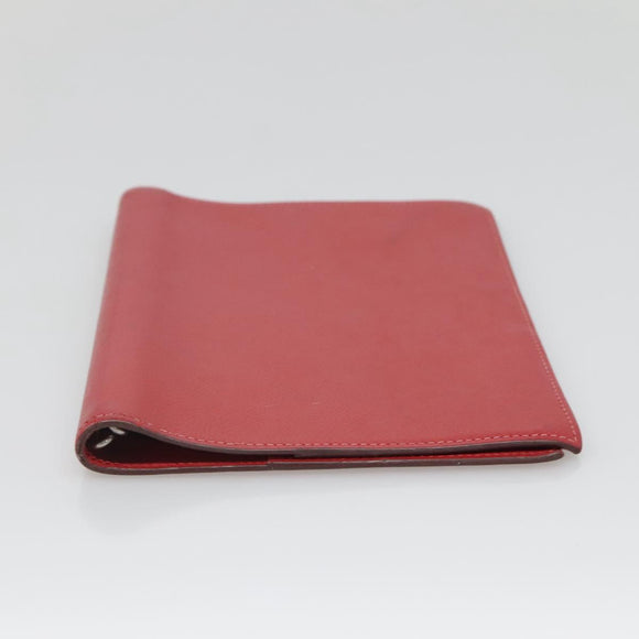 HERMES Agenda Day Planner Cover Leather Red Auth bs28777
