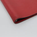 HERMES Agenda Day Planner Cover Leather Red Auth bs28777-9