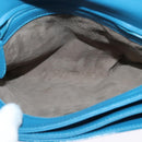 BOTTEGA VENETA INTRECCIATO Shoulder Bag Leather Blue Auth bs28779-11