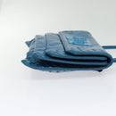 BOTTEGA VENETA INTRECCIATO Shoulder Bag Leather Blue Auth bs28779-4