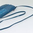 BOTTEGA VENETA INTRECCIATO Shoulder Bag Leather Blue Auth bs28779-7