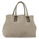 BOTTEGA VENETA Tote Bag PVC Leather Gray Auth bs28782-1